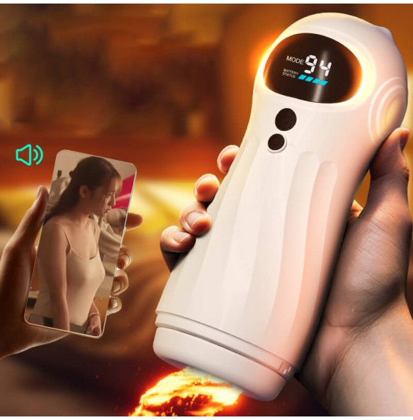 MIKJ - Meow Suction Interactive Moaning AI Masturbator Cup (Smart APP Model - Chargeable)